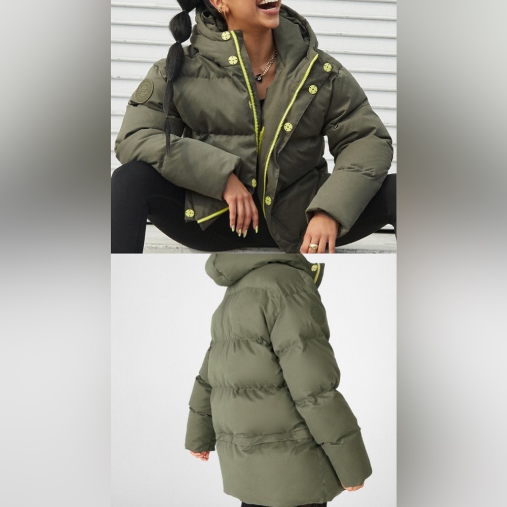 Fabletics | Jean Convertible Puff Jacket - Croppe… - image 1